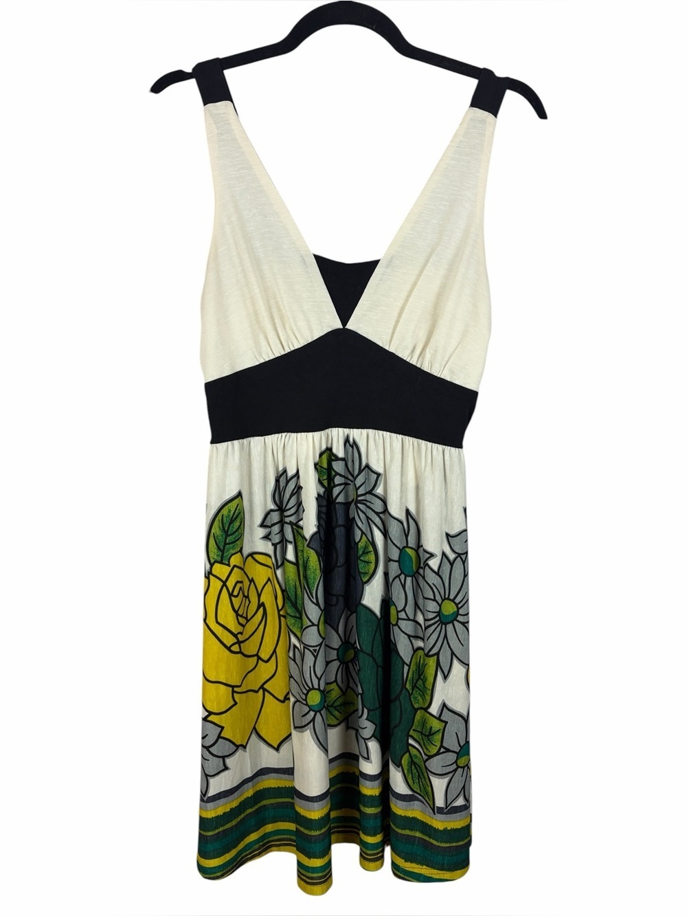 COCO & tashi Floral Empire Waist Sundress Large Boho Retro